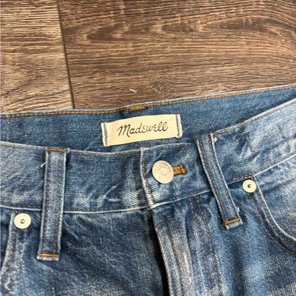 Madewell The Perfect Vintage Jean Distressed size 29 slightly baggy straight leg - Picture 5 of 6